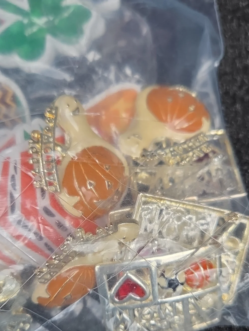 Dyi Wooden Earings Kit. Holloween Pumpkin Pins/sports Mom.holiday Pieces Assort